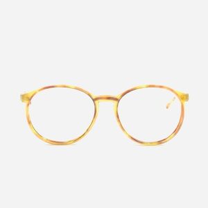 Vintage Fratelli Lozza Brown Oval Sunglasses Frames